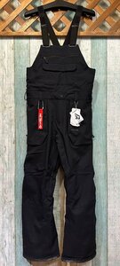 新品未使用 23-24 VOLCOM ROAN BIB OVERALL BLK Lサイズ ビブパン スノーボードパンツ