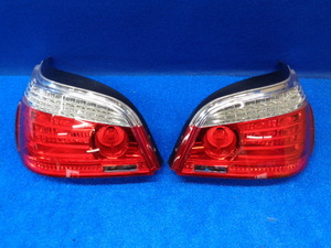  хорошая вещь! BMW 5 серии 525i 530i E60 NU25 более поздней модели, оригинальные LED задний фонарь линзы левый и правый в комплекте осмотр ) передняя фара бампер muffler M спорт 
