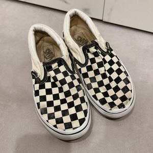  Vans VANS Kids sneakers slip-on shoes checker 20cm