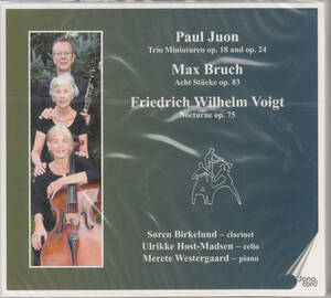 【輸入盤CD】 Bruch/Birkelund/Westergaard/Trio Miniaturen 18 & 24 (2019/4/19発売)