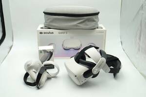 Oculus QUEST2 128GB MOMOVR 　M2 Eliteストラップ　コントローラーストラップ　ケース付