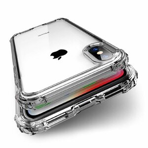 BENEFIQ iPhone XR 用 ケース クリア 耐衝撃 米軍MIL規格取得 透明 アイフォン ソフト カバー ワイヤレス充電 iPhoneX
