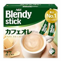 AGF(エージーエフ) ブレンディ スティック カフェオレ 【 スティックコーヒー 】 27個 (x 1)_画像1