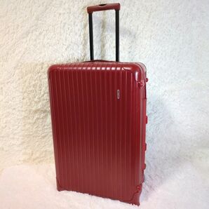 訳アリ格安 リモワ キャリーケース サルサ 82L 5～8日 TSA 2輪 赤色　軽量 キャリーケース バッグ 　スーツケース