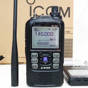 ICOM ID-51 GPS搭載 デジタル・アナログ 144/430MHz 5W D-STARの画像1