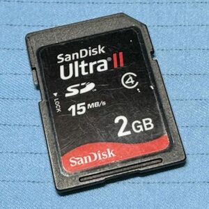 ［SDカード③］SanDisk SDカード 2GB