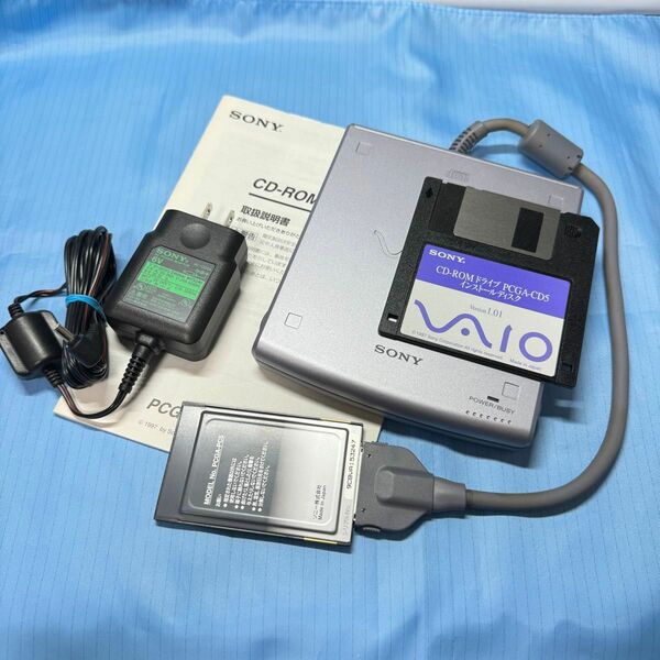 ［CD-ROM①］SONY VAIO PCGA-CD5 CD-ROMドライブ【ジャンク品】