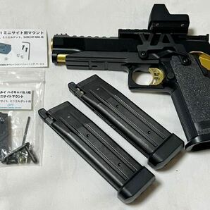 1円〜動作未確認 TOKYO MARUI 東京マルイ OPS-M.R.P CAL.45 ガスガン ジャンク扱い トリジコンドットサイトetcおまけ付きの画像2