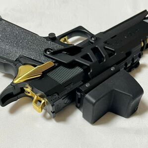 1円〜動作未確認 TOKYO MARUI 東京マルイ OPS-M.R.P CAL.45 ガスガン ジャンク扱い トリジコンドットサイトetcおまけ付きの画像9