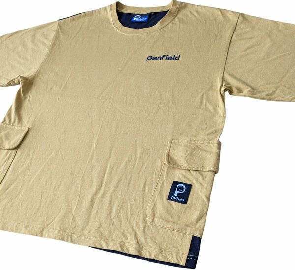Penfield ペンフィールド 半袖 Tシャツ バイカラー ツートンカラー メンズ レディース ポケット