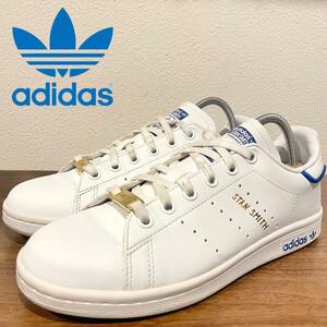 adidas STAN SMITH J アディダス スタンスミス ホワイト ブルー レディース GX0560 ローカットスニーカー カジュアル 23.5cm 