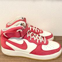 NIKE AIR FORCE 1 MID 07 ナイキ エア フォース ワン ミッド ホワイトレッド 315123-607 メンズ ハイカットスニーカー 26cm 美品_画像3