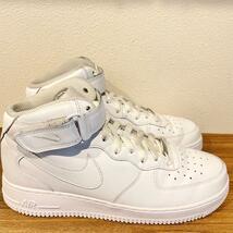 NIKE AIR FORCE 1 MID 07 ナイキ エア フォース ワン ミッド ホワイト メンズ CW2289-111 ハイカットスニーカー 26.5cm _画像3