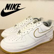 NIKE AIR FORCE 1 '07 ナイキ エア フォース ワン ホワイトブロンズ メンズ DV0788-104 ローカットスニーカー カジュアル 27.5cm _画像1