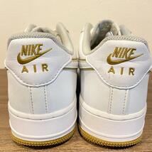 NIKE AIR FORCE 1 '07 ナイキ エア フォース ワン ホワイトブロンズ メンズ DV0788-104 ローカットスニーカー カジュアル 27.5cm _画像4