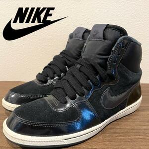 NIKE TERMINATOR LITE HI ナイキ ターミネーター ブラック ライトハイ ブラック 599435-004 レディース ハイカットスニーカー 23cm 