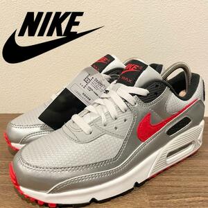 NIKE AIR MAX 90 PHOTON DUST Nike air max 90 серебряный DX4233-001 low cut спортивные туфли 24cm новый товар не использовался 