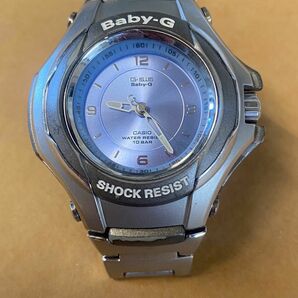 稼働品　CASIO baby-G STG-100 G-sis 腕時計　アナログメタルバンド　