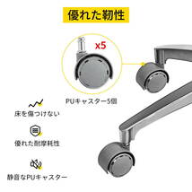 ＃1112Z【新品・送料無料】カウンターチェア スツール 背もたれ付き メディカルチェア 360 °回転 ラウンド オフィスチェア 丸椅子 昇降式_画像6