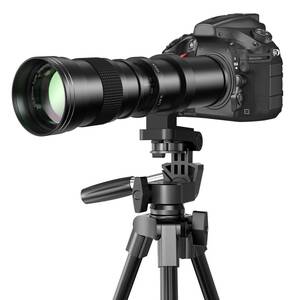 ＃２　Lightows 420-800mm f/8.3 マニュアルズーム スーパー望遠レンズ + Tマウント デジタル一眼レフカメラレンズ用