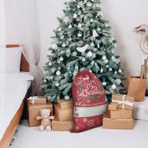 【新品】クリスマス巾着袋 クリスマス袋 特大 68x50cm ラッピング袋 ギフト袋 可愛い おしゃれ 大容量 プレゼント袋 クリスマス飾り _画像2