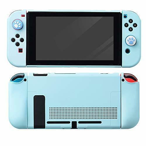 ＃1Y6T【セール・新品】分離式 Switch 保護ケース 放熱 Joy-Conカバー ニンテンドースイッチ対応 分離式＆ドック対応＃ブルー