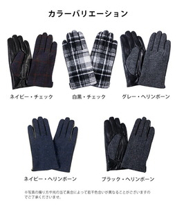 * new goods * men's gloves ram leather glove original leather business stylish protection against cold winter slip prevention reverse side boa 