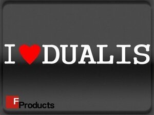 Fproducts アイラブステッカー■DUALIS/アイラブ デュアリス