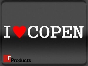 Fproducts アイラブステッカー■COPEN/アイラブ コペン