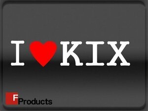 Fproducts アイラブステッカー■KIX/アイラブ キックス