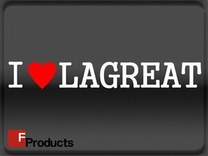 Fproducts アイラブステッカー■LAGREAT/アイラブ ラグレイト