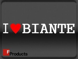 Fproducts アイラブステッカー■BIANTE/アイラブ ビアンテ