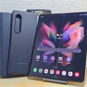 Galaxy Z Fold3 5G 海外版 純正ケース×2・Sペン付き！