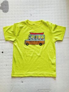 モンベル キッズ Tシャツ 速乾 イエロー 110サイズ