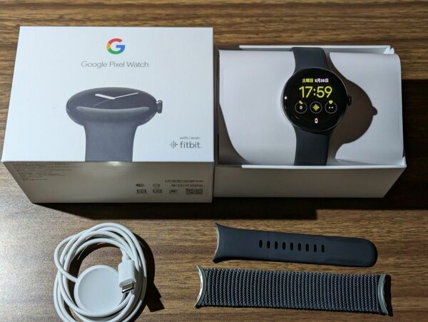 Google Pixel Watch, Matte Black ケース / Bluetooth/Wi-Fi