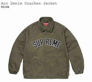 Supreme ARC Denim Coaches Jacket Oliveシュプリームlデニム コーチ ジャケット オリーブ S