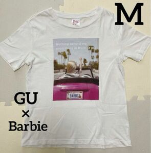 GU Barbie ジーユー　バービー　コラボ　Tシャツ　半袖　M