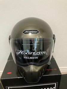 HORIZON HELMETS JADE METALLIC OLIVE L SIZE ホライゾンジェイドメタリックオリーブ L