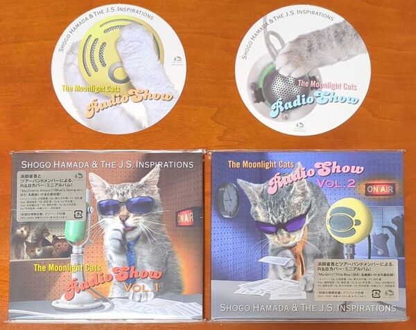 浜田 省吾 コースター付き The Moonlight Cats Radio Show Vol. 1 & 2