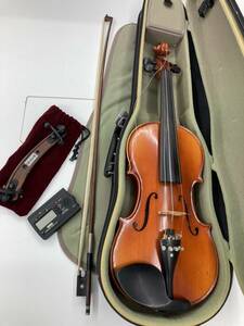 1 jpy ~ RUDOLPH FIEDLER GV-2 4/4ru dollar f Fidra - violin tuner set 2003 year bow case junk 