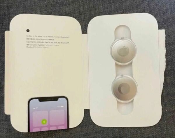 Apple AirTag 本体 2個 アップル エアタグ 新品未使用