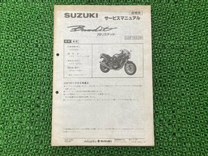 バンディット250LTD サービスマニュアル GJ74A-115400～ スズキ 正規 中古 バイク 整備書 配線図有り 補足版 GJ74A GSF250ZM GV