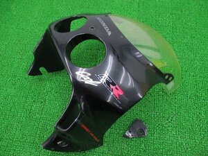 CBR250RR アッパーカウル 黒 644110-KAZA-0000 ホンダ 純正 中古 バイク 部品 MC22 スクリーン フロントカウル 修復素材に 車検 Genuine