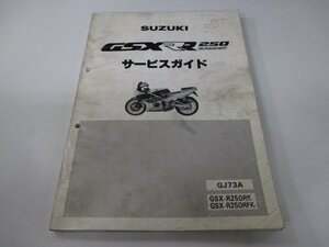 GSX-R250RK SLINGSHOT サービスマニュアル スズキ 正規 中古 バイク 整備書 GJ73A J704 配線図有り GJ73A GSX-R250RK GSX-R250RFK