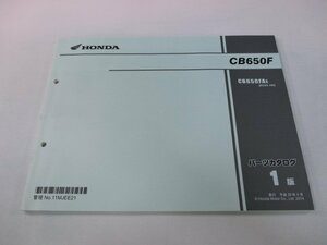 CB650F パーツリスト 1版 ホンダ 正規 中古 バイク 整備書 RC83-100 MJE 整備に RC83-1000001～ qY 車検 パーツカタログ 整備書