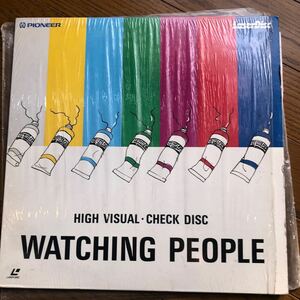 LD/「High visual・Check disc Whatcing people」レーザーディスク