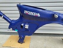 中古品 ホンダ スーパーカブ STD 書付 フレーム ブルー AA01 C50 キャブ車 ボルト付き 愛知県 豊川市 検 リトルカブ プレスカブ_画像7