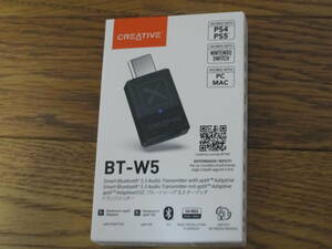 クリエイティブ　Bluetooth 5.3 オーディオ トランスミッター　BT-W5（aptX Adaptive対応）