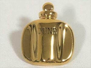 *Chrisan Dior Christian Dior DUNEte.-n perfume bin pin brooch pin badge Gold color lady's accessory *