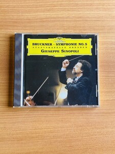 【DC301】CD ブルックナー 交響曲第5番 ジュゼッペ・シノーポリ Giuseppe Sinopoli ドレスデン国立管弦楽団 グラモフォン GRAMMOPHON